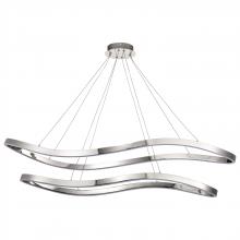 NUVO 62/2432 - Sylas; 48 Inch LED Pendant; Polished Nickel Finish