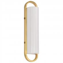 NUVO 62/2520 - Velano; 16 Inch LED Vanity; Brushed Brass Finish