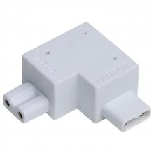NUVO 63/415 - L-Connector; Right Angle; White Finish