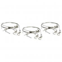 NUVO 65/1074 - Suspension Kit for 8 Foot Strip Light Fixtures; 5 Foot Length