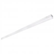 NUVO 65/1703 - 82 Watt; 8 Foot LED; Linear Strip Light; CCT Selectable; 120-347 Volt; White Finish; Microwave