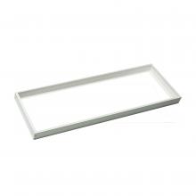 NUVO 65/598 - 1X4 Backlit Panel Frame Kit; Slim Version; White Finish