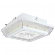 NUVO 65/635 - Square LED; Wide Beam Angle Canopy Light; 3K/4K/5K CCT Selectable; 60W/75W/90W Wattage Selectable;