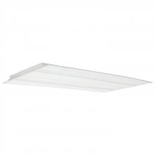 NUVO 65/697 - 2X4 Emergency Backup; Double Basket LED Troffer Fixture; Wattage Selectable; CCT Selectable; Lumens