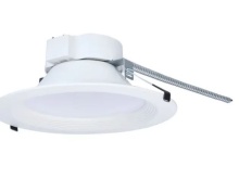 NUVO S21603 - 35W Field Selectable LED 10-Inch Commercial Downlight; Dual Dimming; Round; 120-277 Volt