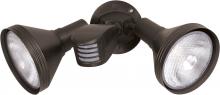 NUVO SF76/531 - 2 Light - 14" Flood Light- PAR38 with Adjustable Swivel and Motion Sensor - Bronze Finish