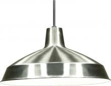 NUVO SF76/661 - 1 Light - 16" Pendant with Warehouse Shade - Brushed Nickel Finish