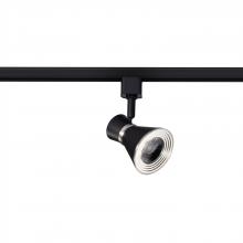 NUVO TH644 - 12 Watt LED Cinch Track Head; 3000K; Matte Black and Brushed Nickel Finish