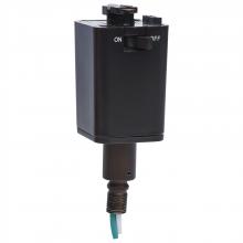 NUVO TP246 - Stem Hung Pendant Track Adapter; Brown Finish