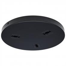 NUVO TP249 - Triple Monopoint Adapter; Round; Black Finish