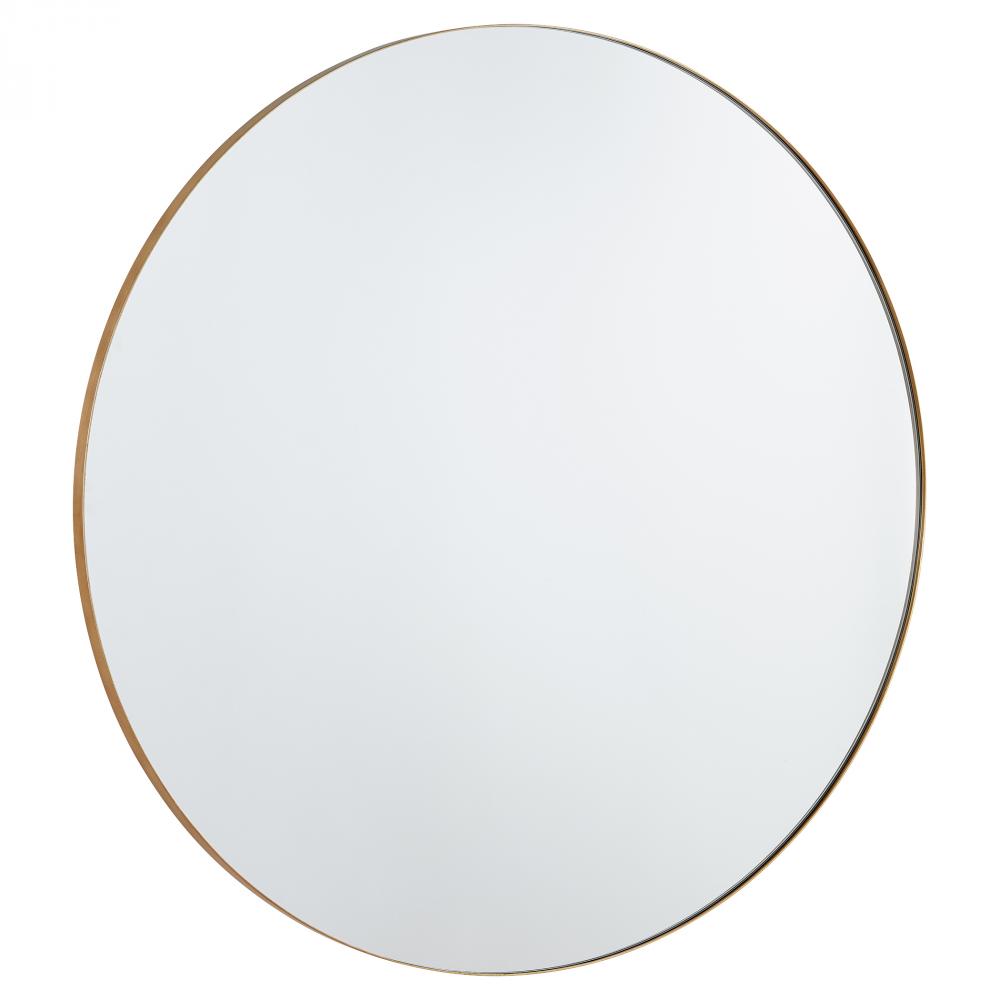 42" ROUND MIRROR - GLD