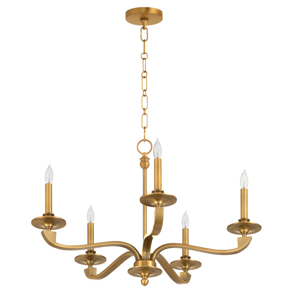 CHANTELLE 5LT CHANDELIER - BRB