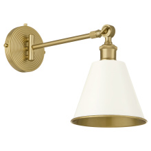 Quorum 5320-1-0880 - BAILEY 1LT WALL LAMP -SW/AGB