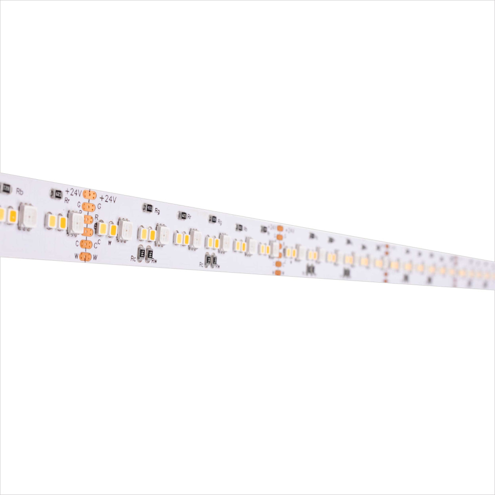 VALENT LED Tape Light, 24V, RGB+Tunable White, 2400K-6500K, 16.4 ft. Spool