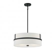 Savoy House Meridian M70102MBK - 4-Light Pendant in Matte Black