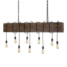 Uttermost R21300 - READING STATION, 9LT PENDANT (WOLFE)