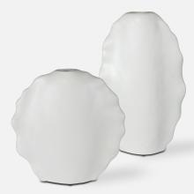 Uttermost 17963 - Uttermost Ruffled Feathers Modern White Vases Set/2