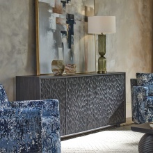 Uttermost 50168 - Uttermost Stevenson Chiseled 4 Door Cabinet