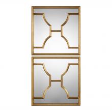 Uttermost 09268 - Uttermost Misa Gold Square Mirrors Set/2