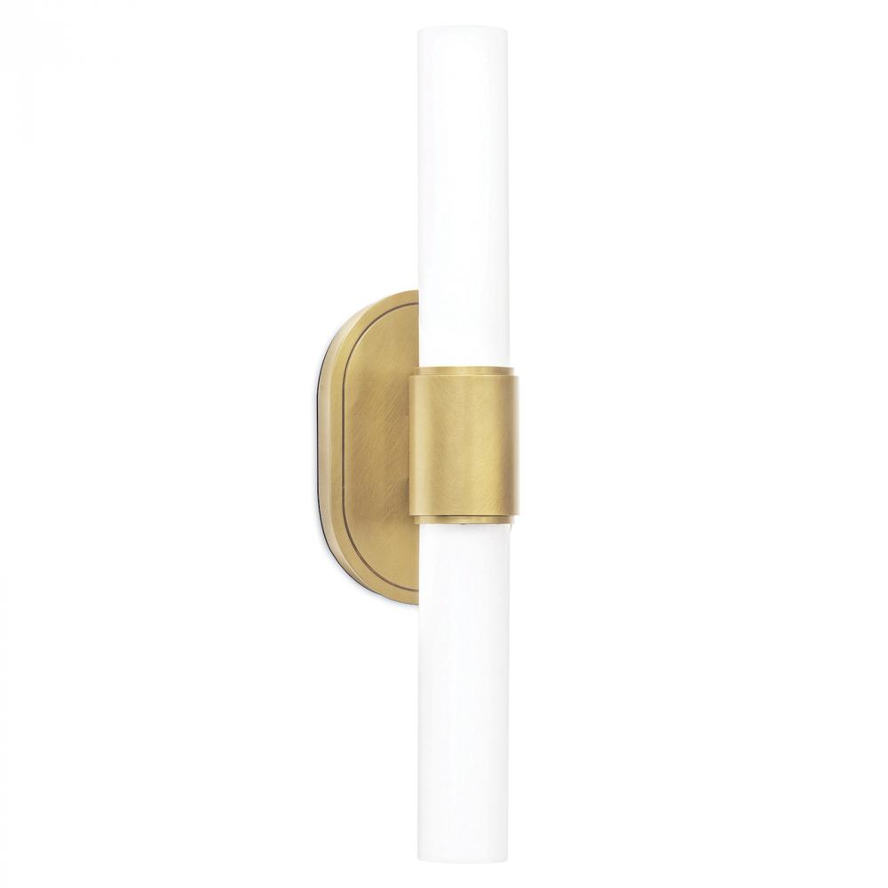 Regina Andrew Dixon Sconce Double (Natural Brass)