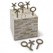Regina Andrew 20-1099 - Regina Andrew Tic Tac Toe Block (Multi-Tone Bone)