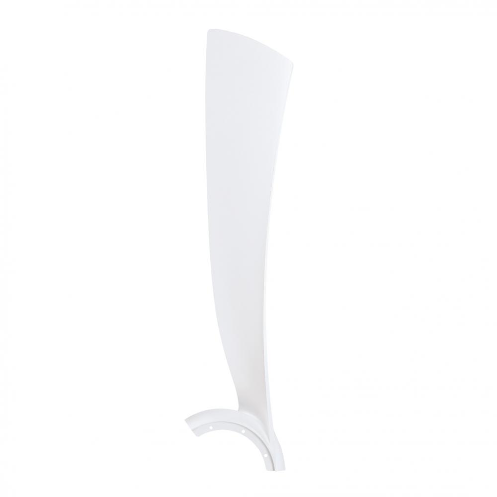 Wrap Custom 64 inch Indoor/Outdoor Ceiling Fan Blade Set of 3 - Matte White