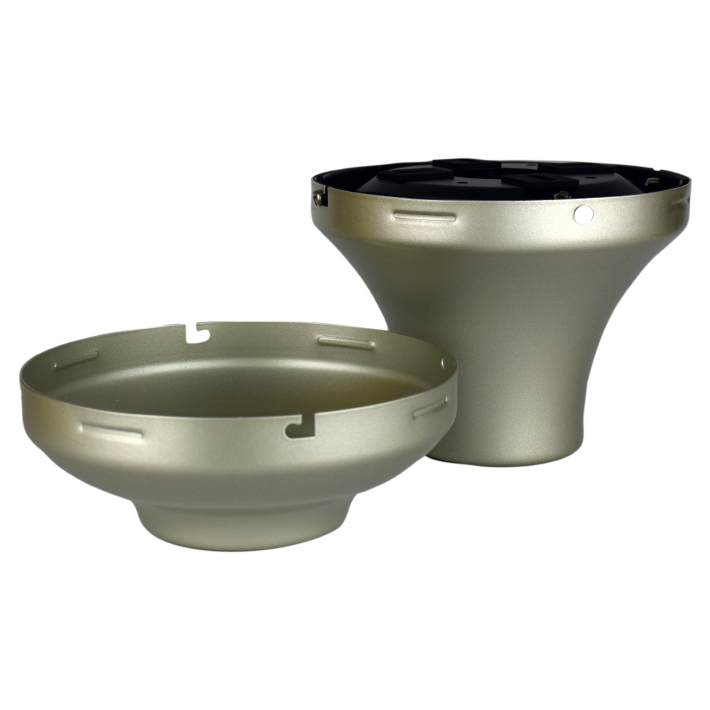 Ceiling Fan Close to Ceiling Kit - Brushed Nickel - Wet Rated