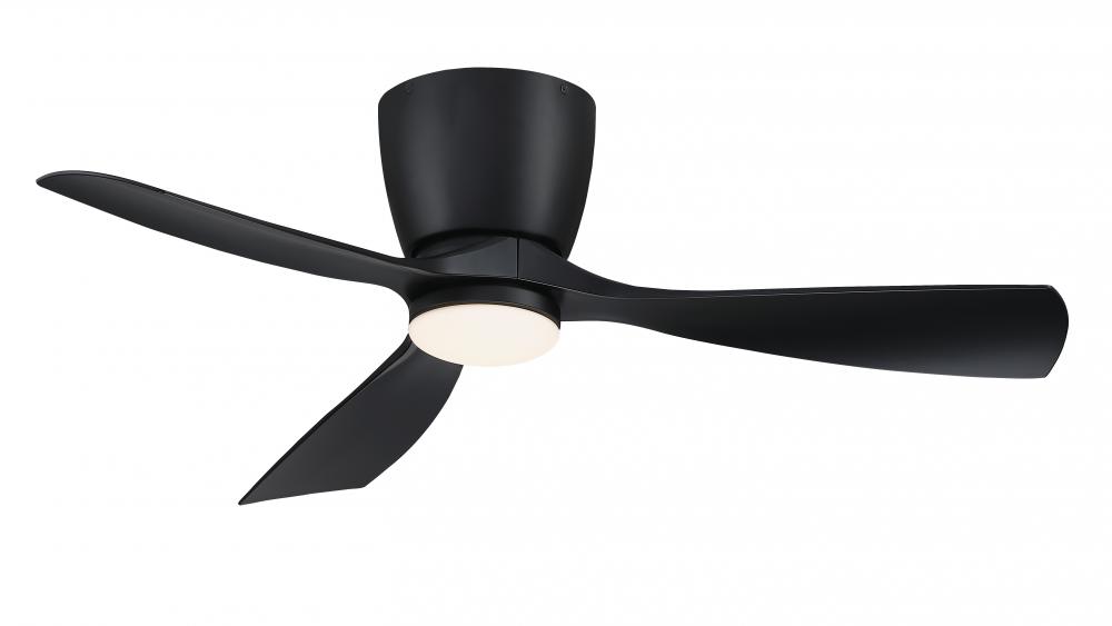 Klinch 44 inch Indoor/Outdoor Ceiling Fan with LED Light Kit - Black