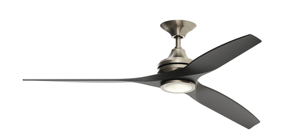 Spitfire Indoor/Outdoor Ceiling Fan AC Motor- Brushed Nickel