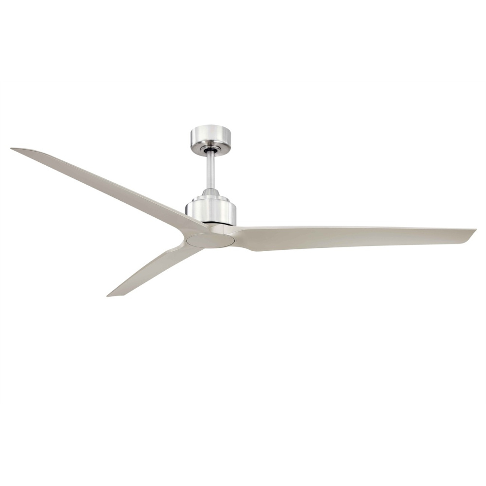 TriAire Custom Indoor/Outdoor Ceiling Fan DC Motor- Brushed Nickel