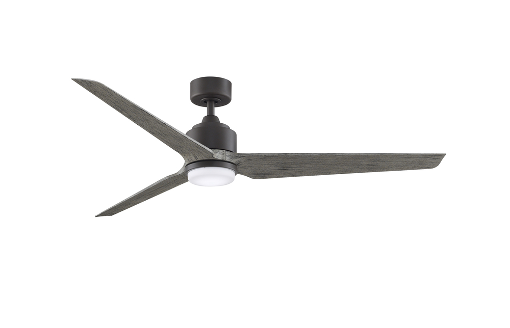 TriAire Custom Indoor/Outdoor Ceiling Fan DC Motor- Matte Greige