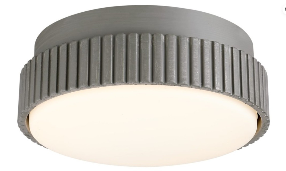 Kute Ceiling Fan Knurled Correlated Color Temperature (CCT) Select LED Light Kit - Antique Graphite