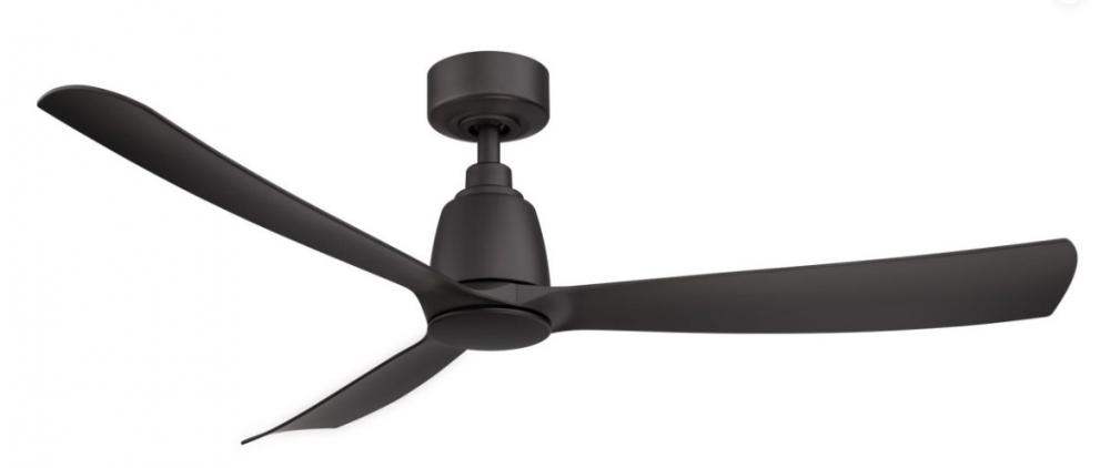 Kute 52 inch Indoor/Outdoor Ceiling Fan - Black with Black blades