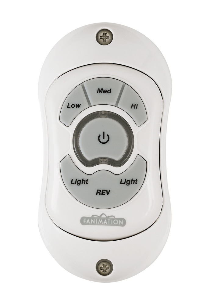 Ceiling Fan Hand-held Remote Reversing - 3 Speed Fan and Light - White