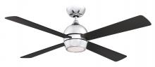 Fanimation FP7652CH - Kwad 52 inch Indoor Ceiling Fan with LED Light Kit - Chrome