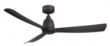 Fanimation FPD8534BL - Kute 52 inch Indoor/Outdoor Ceiling Fan - Black with Black blades