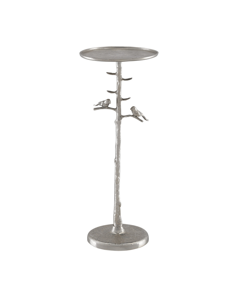 Piaf Silver Drinks Table