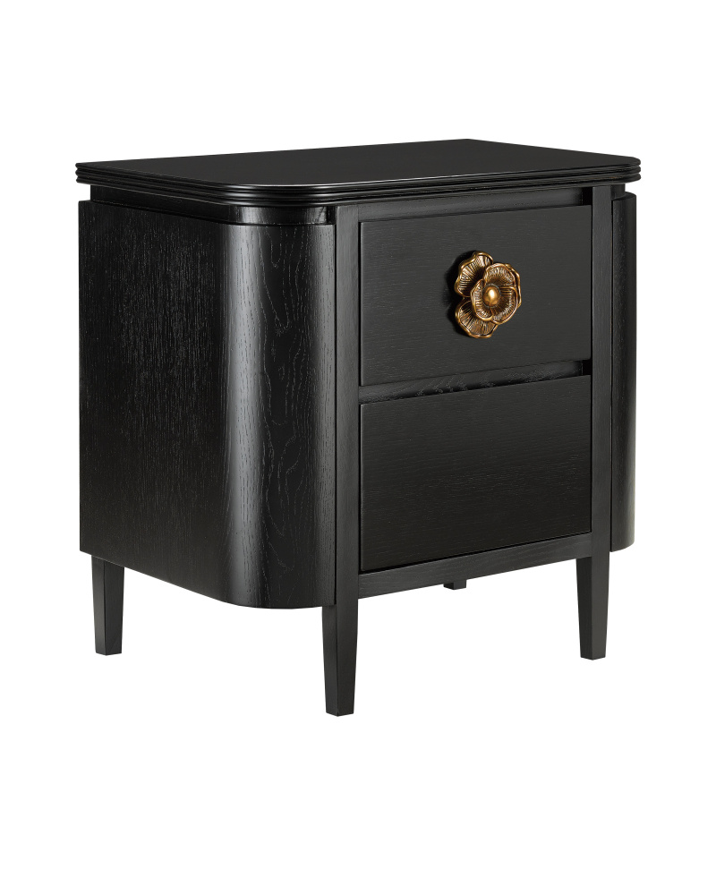 Briallen Black Nightstand