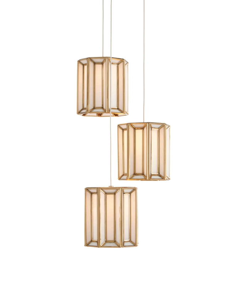 Daze 3-Light Round Multi-Drop Pendant