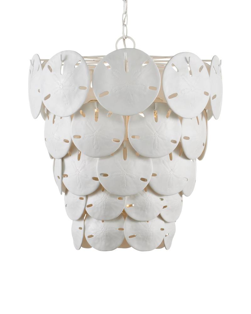 Tulum Large White Chandelier