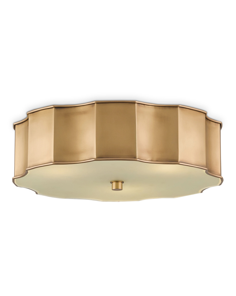 Wexford Brass Flush Mount