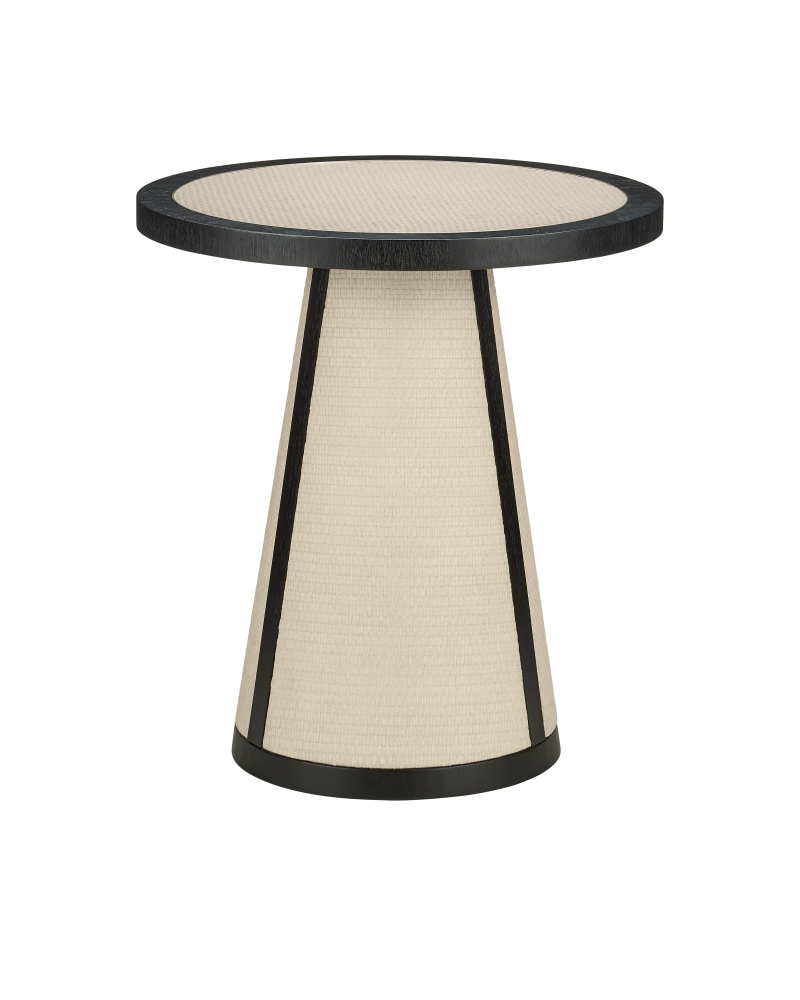 Deanna Raffia Accent Table