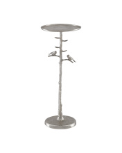 Currey 4000-0064 - Piaf Silver Drinks Table