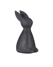 Currey 1200-0655 - Black Marble Rabbit
