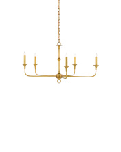 Currey 9000-0369 - Nottaway Small Gold Chandelier