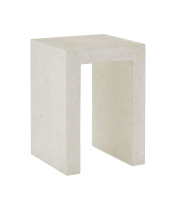 Currey 2000-0041 - Carson Ivory Terrazzo Accent Table