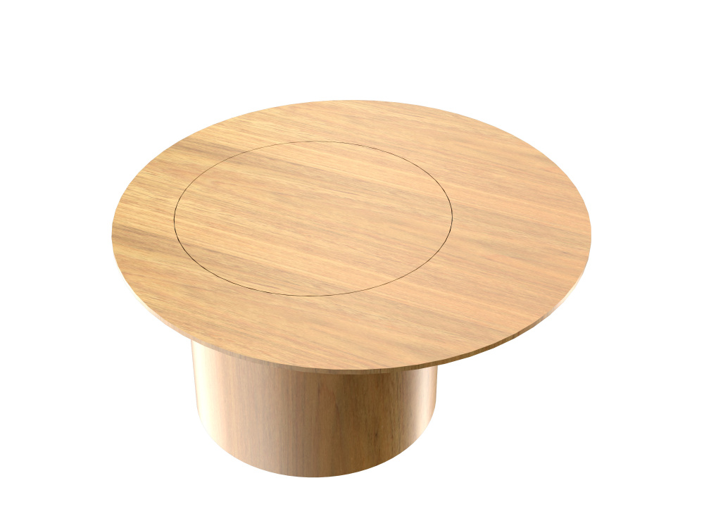 Cylindrical Accord Coffee Table F1045